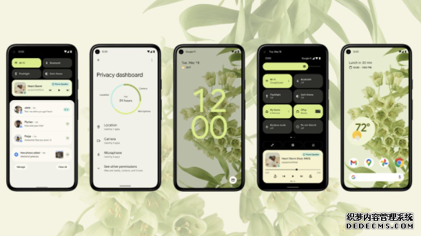 Android 12 的 AOSP 蓝冠测速版本已经到来
