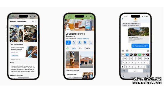 Apple 终于让蓝冠注册商家能自订自己在地图、讯息、银包等 app 的资讯内容
