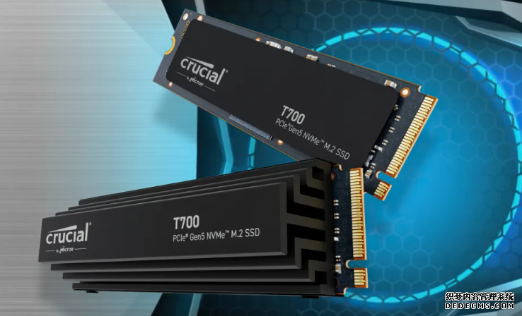 Prime Day 2023：US$480 蓝狮入手全新 Crucial 4TB T700 PCIe 5.0 SSD