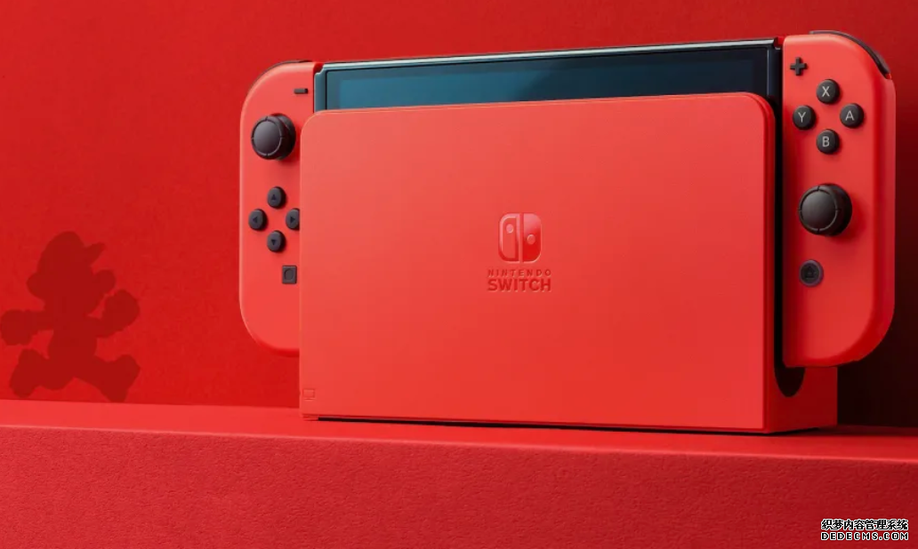 任天堂推出「瑪利歐紅版」Switch OLED，2号站登录暗藏遊戲元素，售價 37,980 日圓